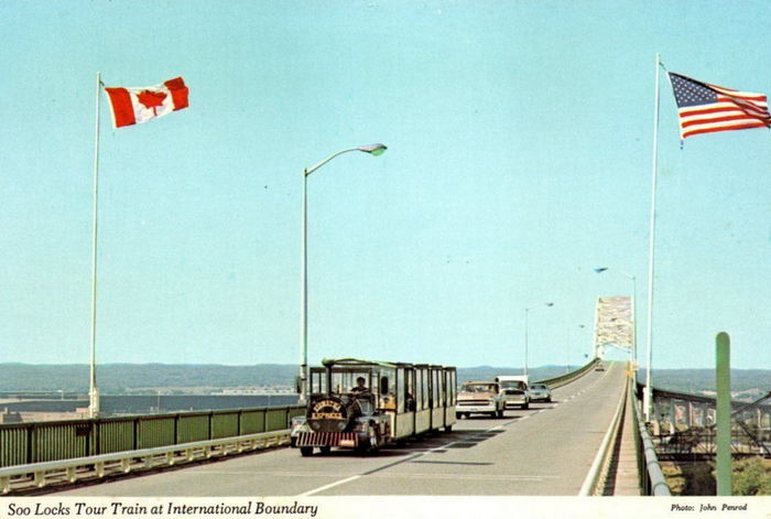 Soo Train Tours - Old Postcard (newer photo)